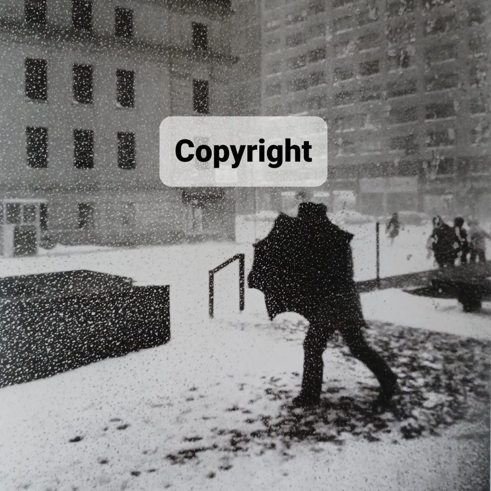 City 4 Walking In The City Snow Photo Sale